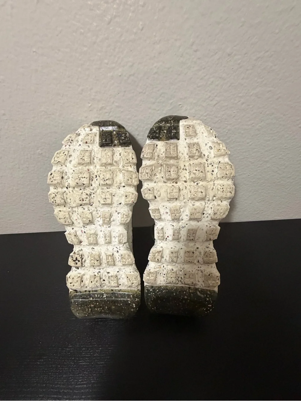 Nike Grey Knit Low-Top Sneakers with White Speckled Sole